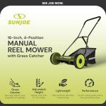 Sun Joe 16-Inch Manual Push Lawn Mower