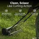 16" Push Reel Manual Lawn Mower with Adjustable Height