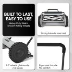 16" Push Reel Manual Lawn Mower with Adjustable Height