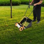 14-Inch Push Reel Mower with Grass Catcher