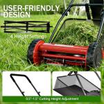 14-Inch Cordless Push Reel Lawn Mower