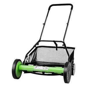 20" Manual Push Reel Lawn Mower with Grass Catcher