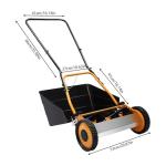16 Inch Push Reel Lawn Mower with Grass Catcher
