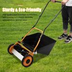 16" Manual Push Reel Lawn Mower with Bag