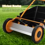16" Manual Push Reel Lawn Mower with Bag