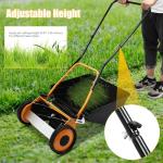 16" Manual Push Reel Lawn Mower with Bag