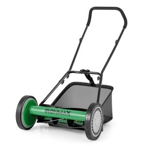Goplus 16-Inch Manual Cordless Lawn Mower