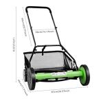 20-Inch Adjustable Reel Lawn Mower with 5 Blades