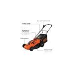 BLACK+DECKER 20-Inch Corded Lawn Mower 13 Amp