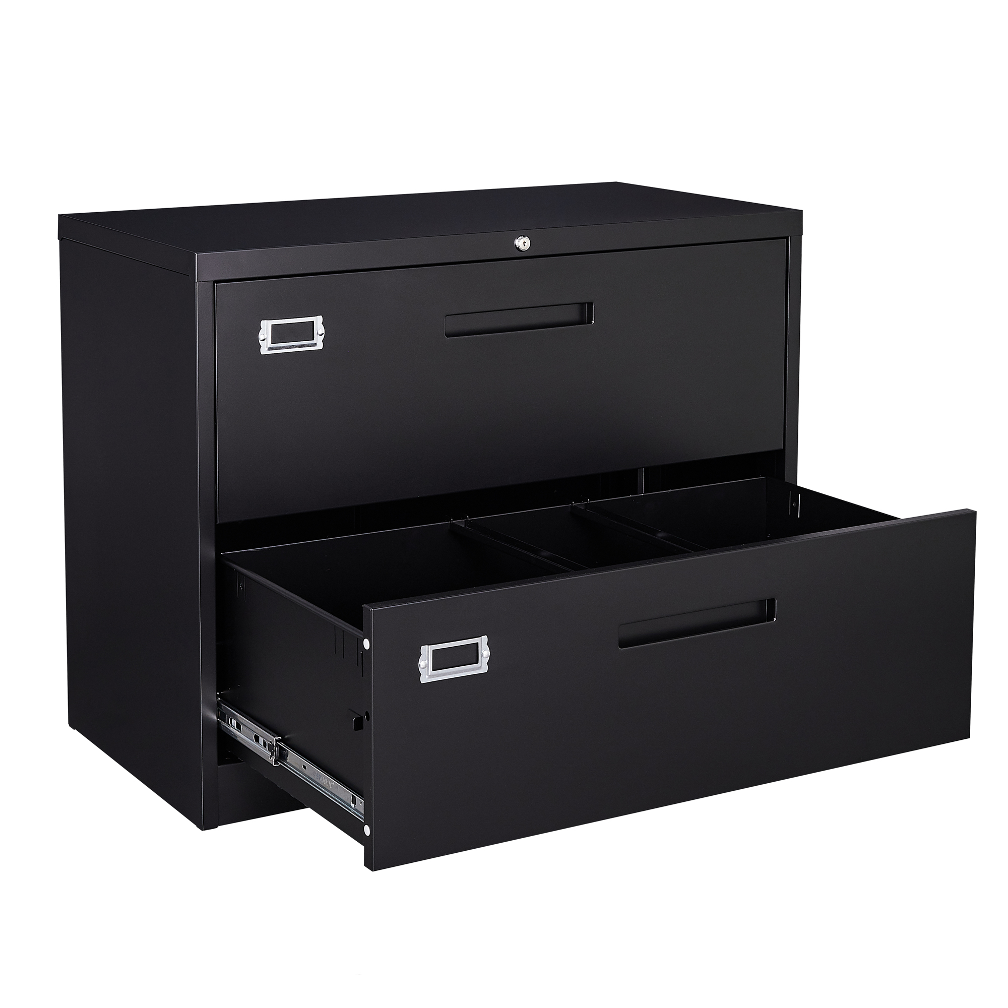 Lockable 2-Drawer File Cabinet, 36" Wide