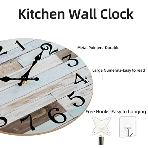 10 Inch Wooden Silent Wall Clock