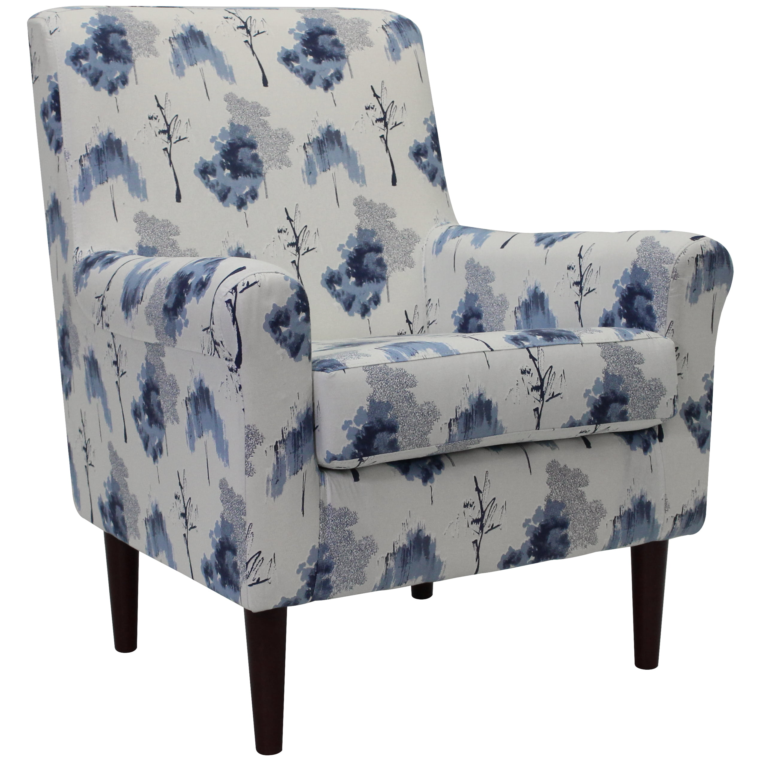 Mainstays Raelynn Lounge Chair, Blue