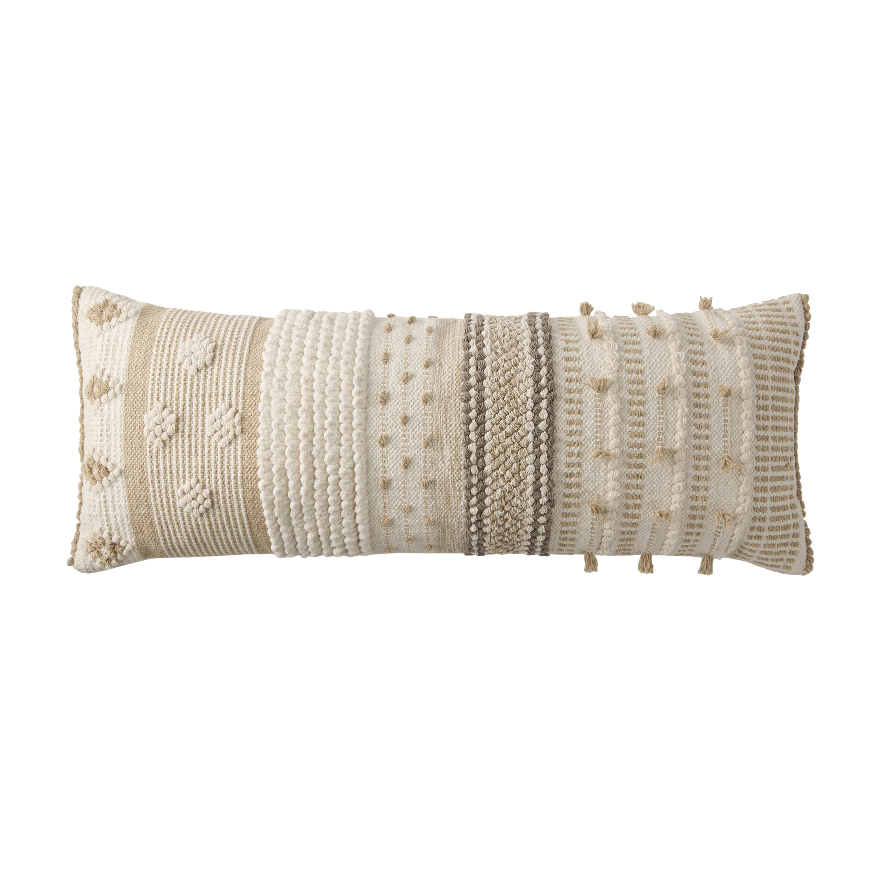 Beige Oversized Oblong Pillow by Dave & Jenny Marrs