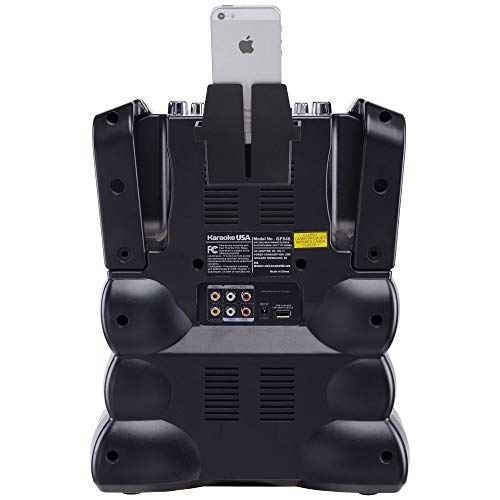 Karaoke USA GF845 System with 2 Microphones & Remote