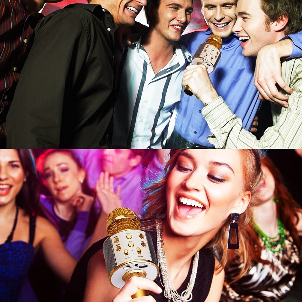 Wireless Bluetooth Karaoke Microphone for Kids & Teens