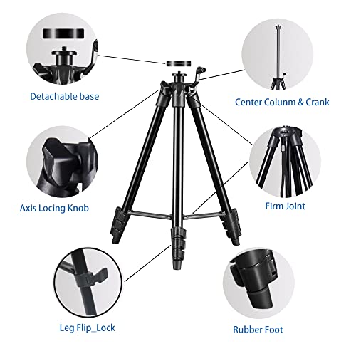 Portable Adjustable Microphone Stand with Phone Holder