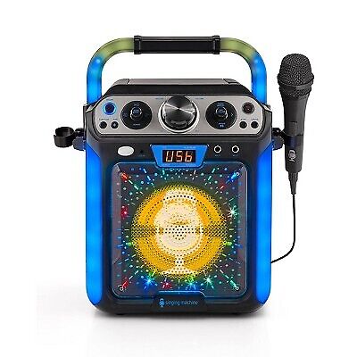 Bluetooth Karaoke Machine with LED Lights