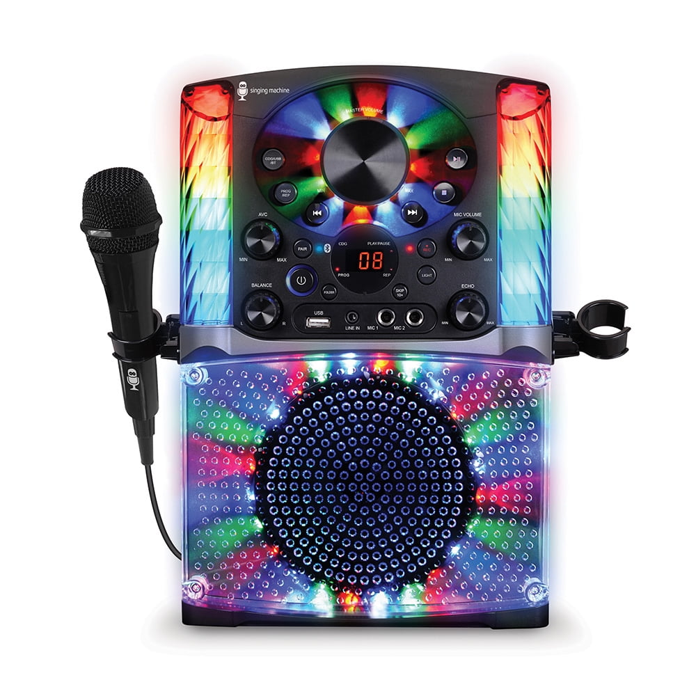 Singing Machine SML625BTBK Bluetooth Karaoke System