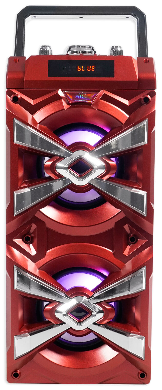 X-Tower Karaoke System with Bluetooth, LED's, Mic & Remote