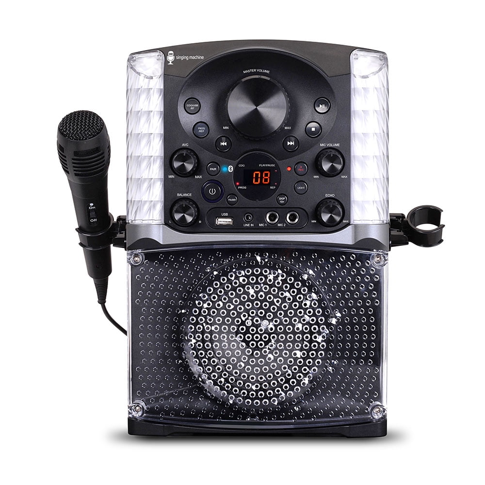 Singing Machine SML625BTBK Bluetooth Karaoke System