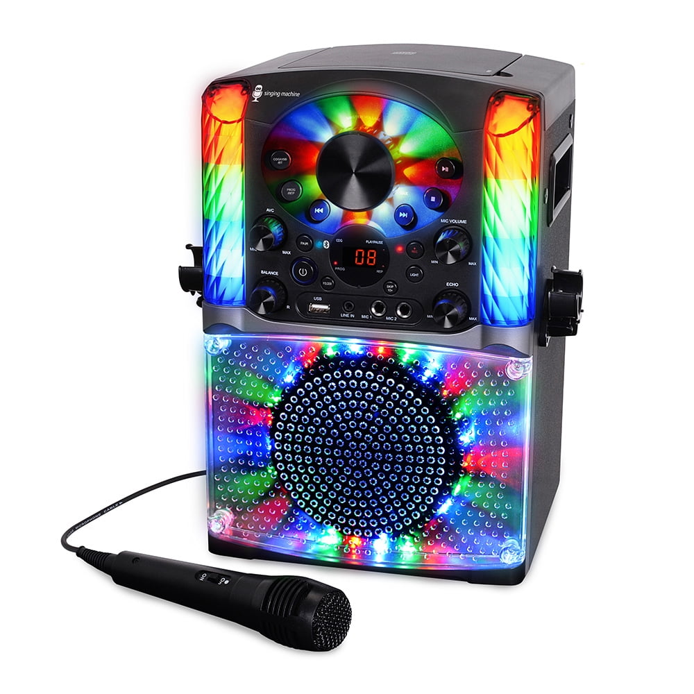 Singing Machine SML625BTBK Bluetooth Karaoke System
