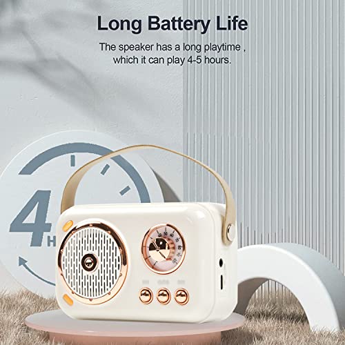 Bluetooth Karaoke Speaker Set, Retro Portable Handheld Mic
