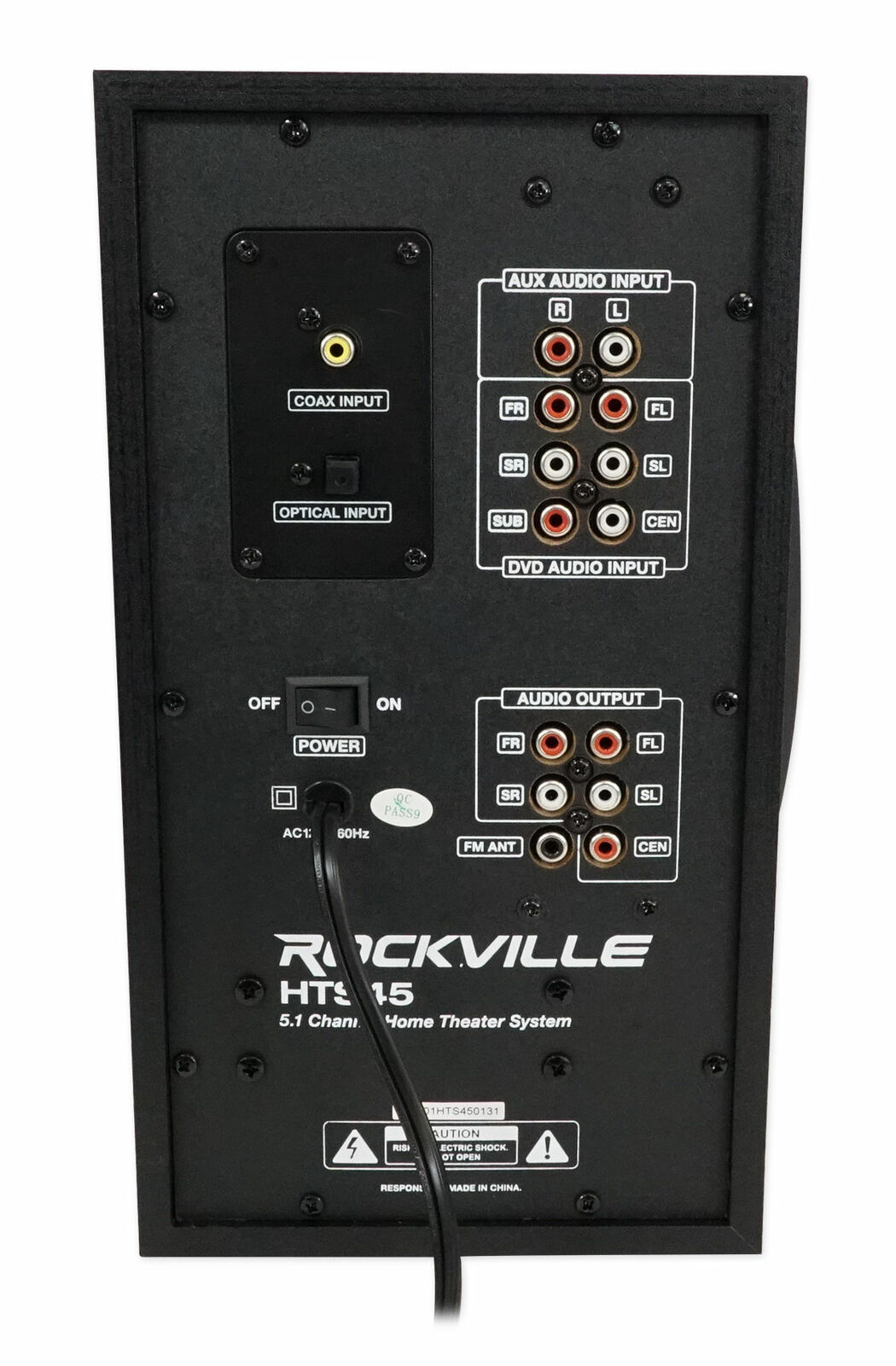 Rockville Karaoke System with Subwoofer and Wireless Mics