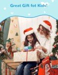 Amazmic Kids Bluetooth Karaoke Microphone with LEDs