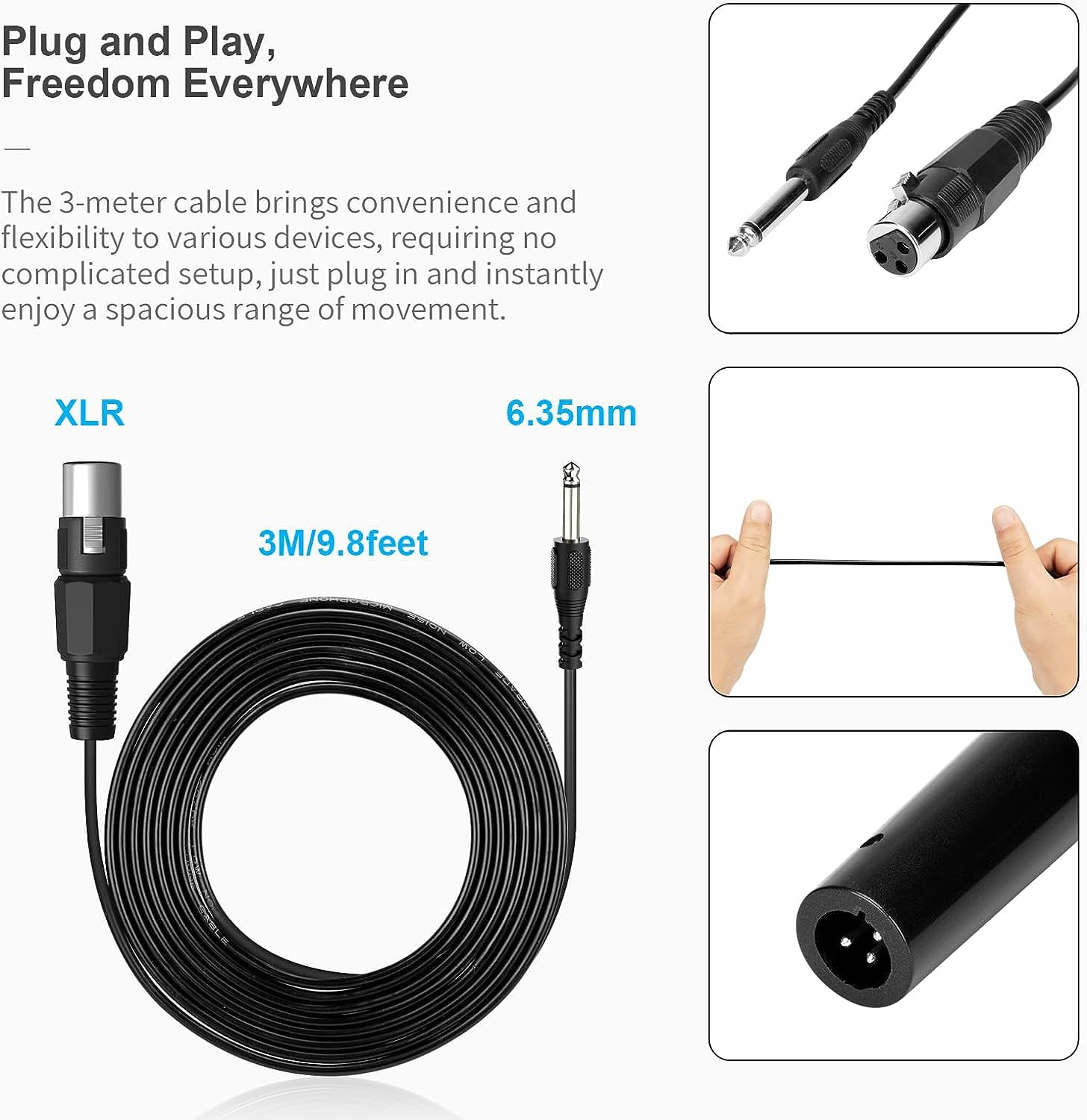 JYX Unidirectional Karaoke Dynamic Handheld Microphone