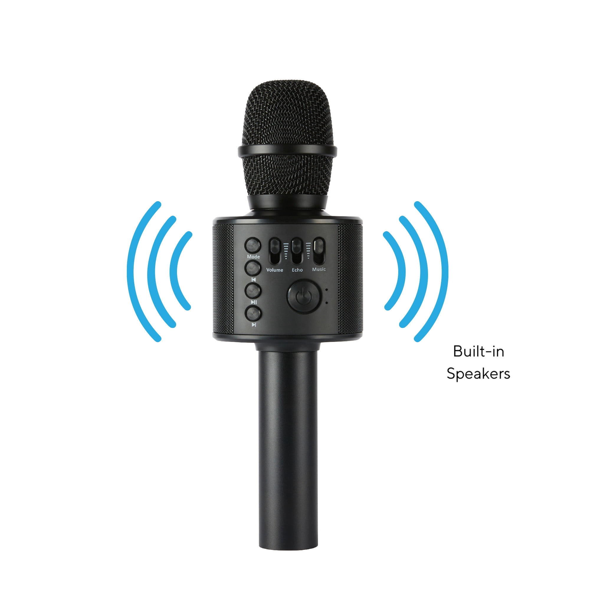 Bluetooth Karaoke Microphone with Speakers and HD Recording