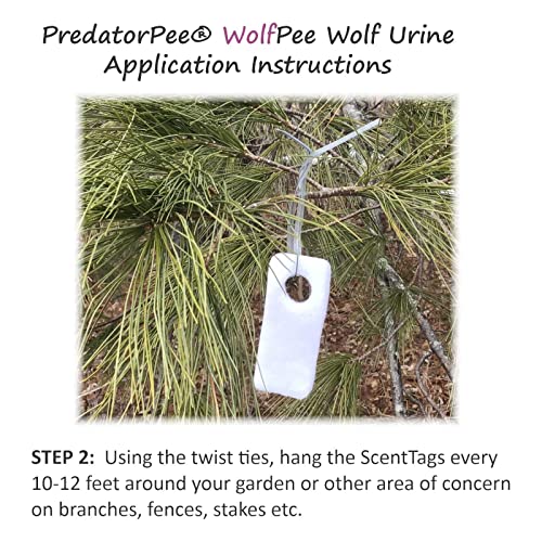Wolf Urine 16oz Spray with Scent Tags Combo