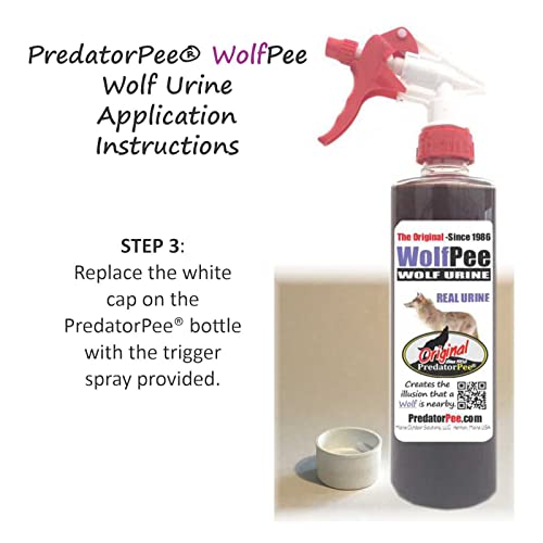 Wolf Urine 16oz Spray with Scent Tags Combo