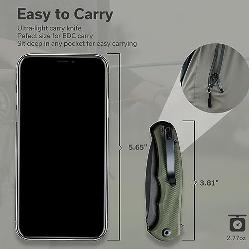 CIVIVI Mini Praxis Folding Pocket Knife, EDC
