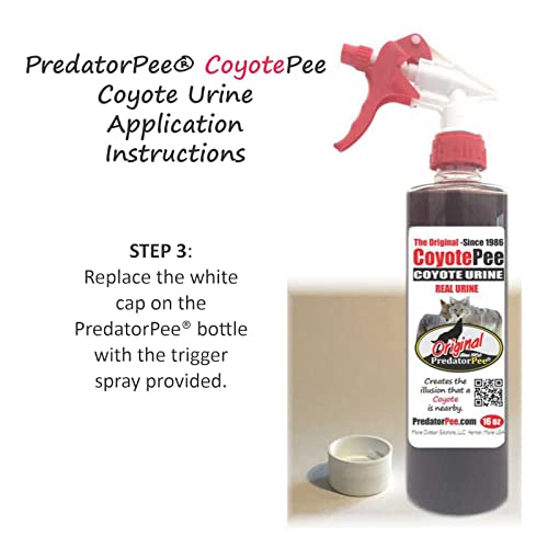 Coyote Urine Sprayer with Scent Tags - 16oz