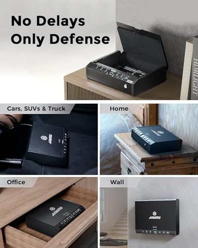 Biometric Gun Safe for Quick Access Handguns
