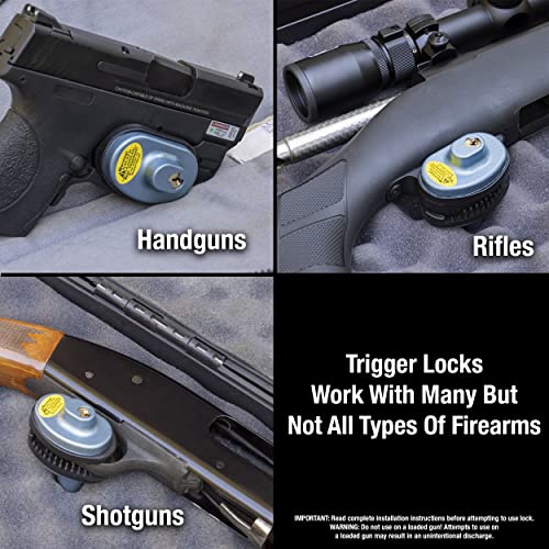 Master Lock Gun Trigger Lock with Key - Blue