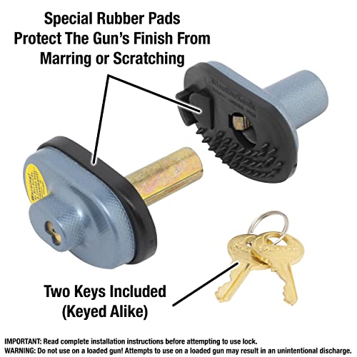 Master Lock Gun Trigger Lock with Key - Blue