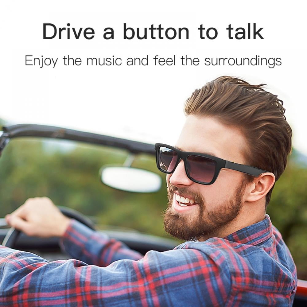 Bluetooth Smart Glasses with 1080P Camera & GPS