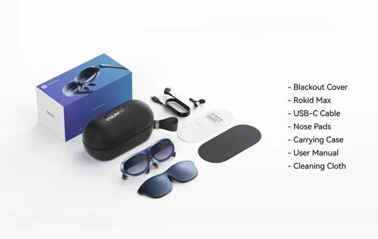 Rokid Max Smart AR Glasses with 360° Display