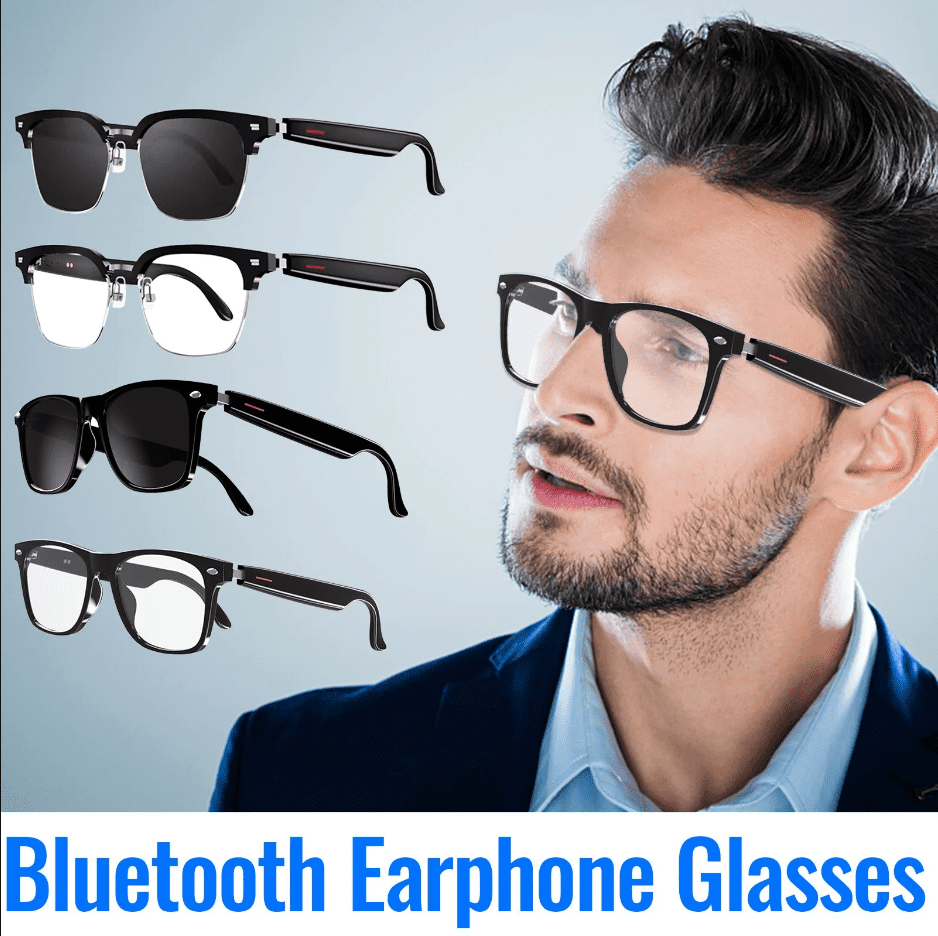 Bluetooth Smart Glasses with Mic and Blue Light Filter