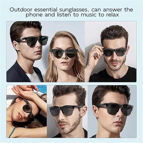 Polarized Bluetooth Smart Glasses with Mic & Speakers