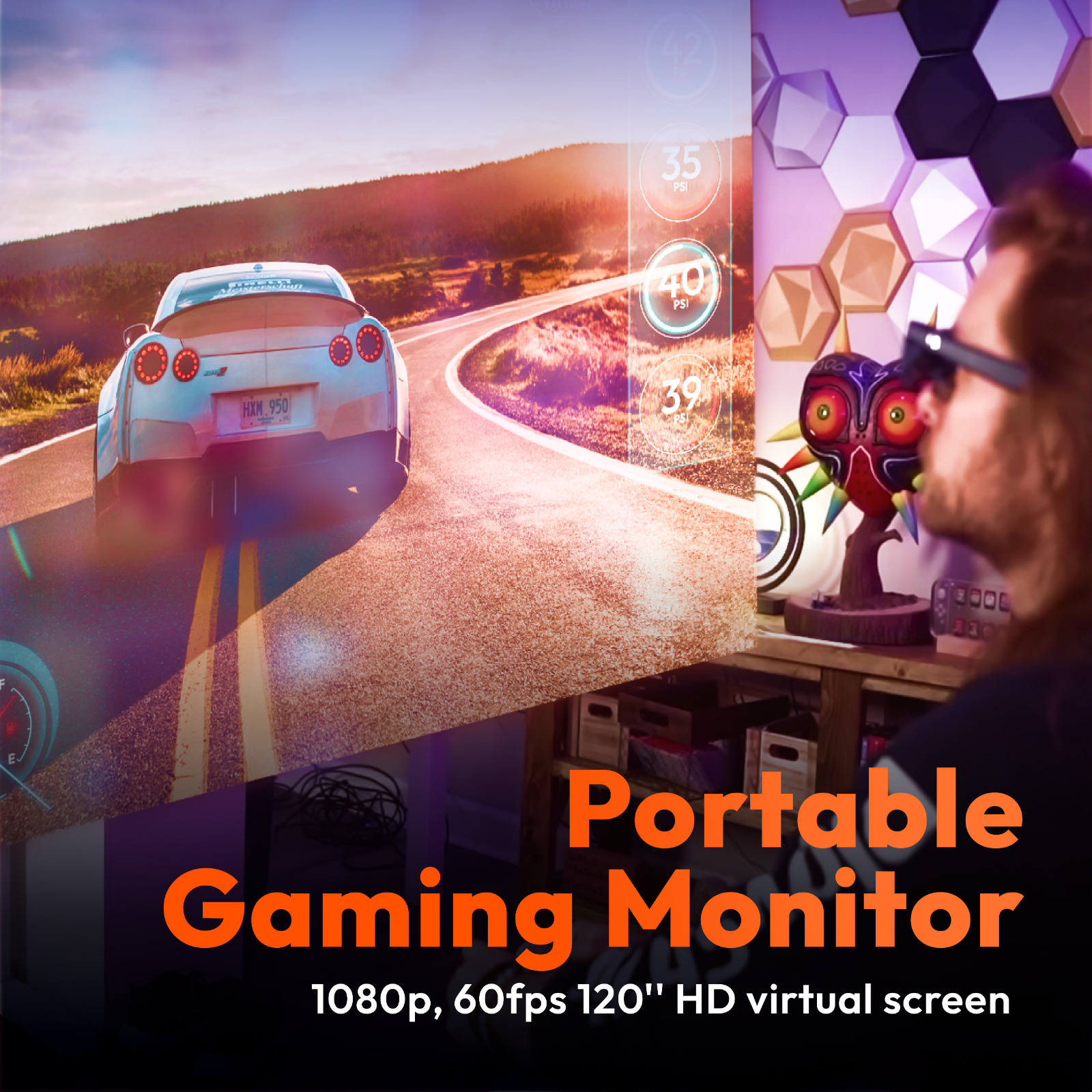 VITURE One XR/AR Glasses with 120" HD Display