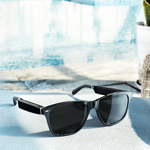 Alexa-Enabled Smart Glasses - Classic Black Frames