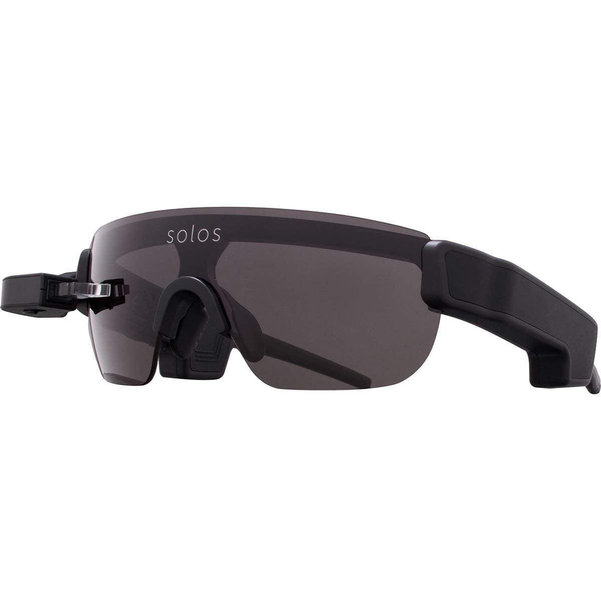 Solos Black Smart Glasses with Widescreen Display