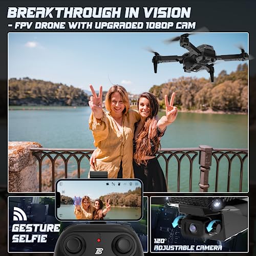 BEZGAR BD101 Foldable Drone with 1080P Camera