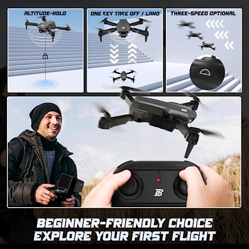 BEZGAR BD101 Foldable Drone with 1080P Camera