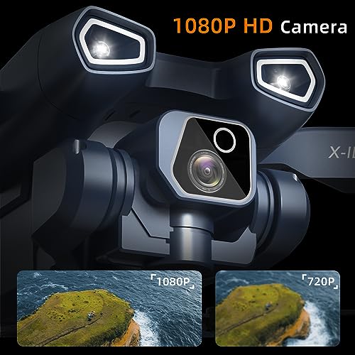 X17p 1080P Camera Drone - Foldable Quadcopter