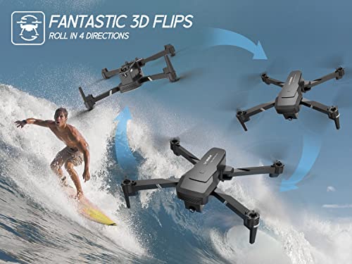 1080P HD Foldable Mini Drone for Kids and Adults