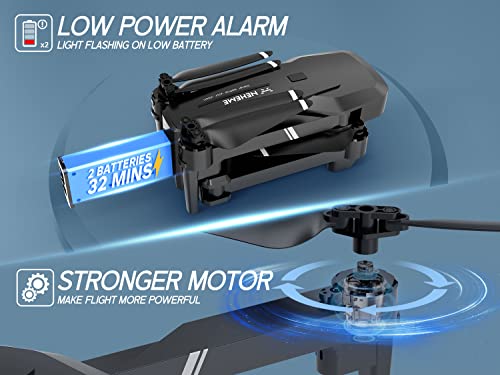 1080P HD Foldable Mini Drone for Kids and Adults