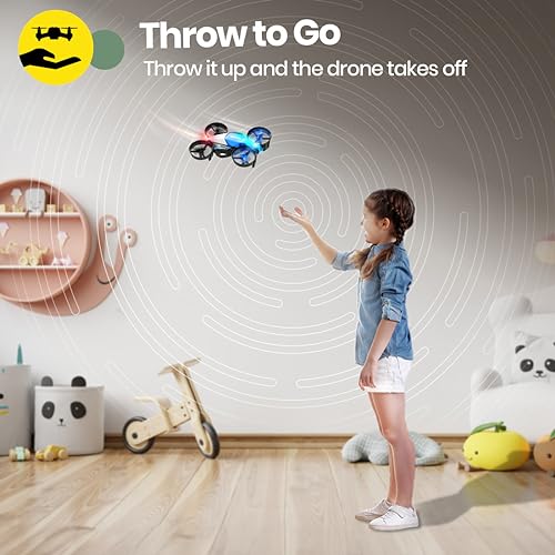 HS210F Mini Drone for Kids - 2-in-1 RC Toy